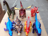 包邮会叫的棘背龙儿童电动恐龙玩具会走路的恐龙带灯光声音送电池