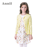 安奈儿女童装 2015夏装新款无袖连衣裙AG523340 原装正品特价