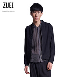 ZUEE术男士纯棉夹克冬季薄款休闲外套日本原创设计 DAS42209