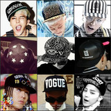 韩版潮平沿帽BIGBANG权志龙同款帽子GD嘻哈帽男EXO帽街舞棒球帽女