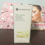泰国SPA品牌 bath&bloom 茉莉香薰精油身体乳 女人我最大强烈推荐