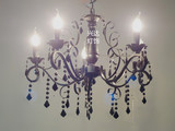 欧式黑色水晶复古吊灯餐厅客厅工程灯灯具北欧宜家简约现代包邮