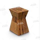 北欧实木凳子 矮凳创意 个性座椅设计师 矮椅 茶几木墩 边几 角几