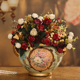 欧式复古装饰品摆件陶瓷花盆花艺花器餐桌花瓶客厅摆设工艺品创意
