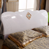 简约现代时尚宜家钢琴烤漆异形单双人床头床屏床靠背床头板可定制