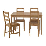 ◆成都宜家代购◆约克马克 餐桌餐椅一桌四椅 仿古实木家具
