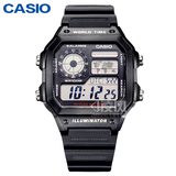 正品casio卡西欧手表 男士时尚运动表学生电子表AE-1200WH-1A