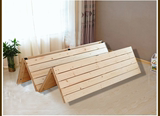 米原木硬板床架实木折叠床板 单人床铺板午休木板床垫 榻榻