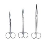 不锈钢医用剪 宠物器械 手术剪 实验用剪刀 直尖 弯尖