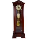 韵豪钟表德 国赫姆勒落地钟 实木机械时钟 欧式客厅 创意座钟
