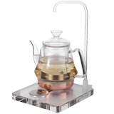 玻璃煮水壶自动上水电热烧水壶小型迷你自吸水电磁茶炉三合一可爱