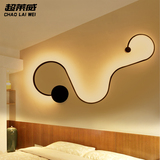 后现代简约时尚壁灯led走廊过道灯北欧创意个性床头卧室客厅灯具