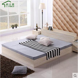 1.5米板式双人床1.8m榻榻米床单人日式床高箱床韩式床储物收纳床