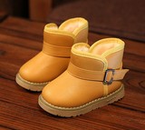 冬季2015儿童鞋韩版宝宝女童男童雪地靴棉鞋新款皮鞋冬款防水