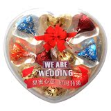 好时巧克力 好时之吻 10粒心形礼盒装 结婚喜糖中秋创意礼物女生