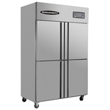 钱江电器 四门厨房商用全不锈钢冰箱 冷藏冷冻4门立式保鲜柜