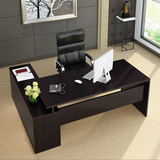 老板桌现代简约主管桌经理办公桌电脑桌椅书柜组合办公家具