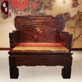 檀雕老挝大红酸枝沙发东阳明清古典红木家具客厅组合交趾黄檀宝座