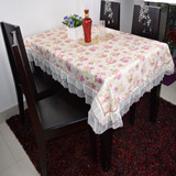 棉麻桌布布艺田园餐桌布小清新亚麻长方形茶几盖布圆台布正方形