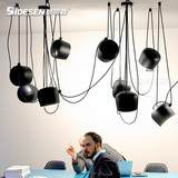 碧得森北欧吊灯 创意个性吊灯餐厅咖啡馆现代橱窗LED灯具小鼓吊灯