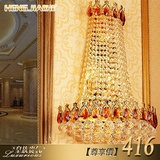 奢华酒店工程金色客厅餐厅书房传统水晶壁灯灯饰B6207
