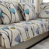 夏季防滑沙发垫布艺田园全棉四季客厅沙发垫简约现代沙发套罩定做
