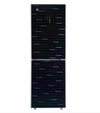 格力晶弘（KINGHOME）BCD-209EG冰点黑双门冰箱钢化玻璃面板