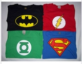 代购 海外代购 batman 蝙蝠侠，超人，绿灯侠，闪电侠 标志女T恤