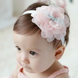 【现货】韩国进口HAPPYPRINCE大花朵宝宝儿童发带女婴儿发饰发箍
