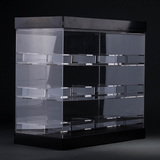 【淘之乐】精品开门式手办模型盒 有机玻璃亚克力分层展示盒定做