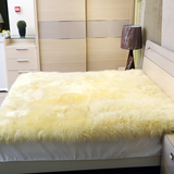 澳洲纯羊毛床垫真皮毛一体羊皮床褥子单双人加厚羊羔绒1.8米床毯