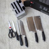外贸 医用不锈钢刀具 切菜刀磨刀棒厨房剪刀 套装