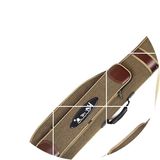 开心鱼防水鱼竿包1米1.2米帆布渔具包硬壳双层海竿包杆包鱼具