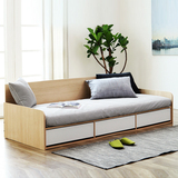 拍拍乐家定制卧室带抽屉沙发床小户型储物床现代简约客厅环保矮床