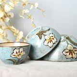 韩式陶瓷碗米饭碗汤碗面碗健康釉下彩餐具套装创意手绘欧式家用碗
