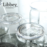 美国利比Libbey 无铅玻璃储物罐密封罐子茶叶罐 果酱罐 甜品罐