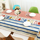 欧美式棉麻桌布 田园风日韩式卡通布艺餐桌布茶几台布 可定制定做