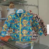 丽婴房专柜正品2015秋款迪士尼男女童宝宝白鸭绒保暖双面穿羽绒服