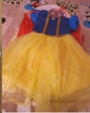 万圣节 白雪公主裙  迪士尼演出蓬蓬裙 环保无纺布塑料纸 环保服