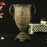 欧式陶瓷复古花瓶 花插奢华家居客厅餐桌装饰品 落地摆件美式花瓶