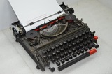 老古董机械英文打字机 老打字机 真正机械打字机 正常能打字