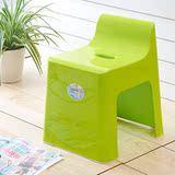 防滑靠背凳 浴室洗澡凳子 塑料小凳子换鞋凳加厚型小板凳