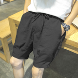 潮男灯笼裤男短裤日系男士五分裤个性波波裤休闲裤