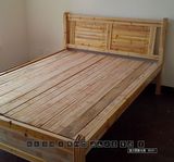 长沙家具厂特价原木色杉木床实木床双人床