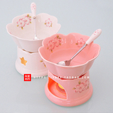 碗 陶瓷碗 小饭碗 米饭碗 樱花小碗 粉色餐具 新婚礼品 小汤碗