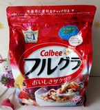 日本Calbee卡乐比卡乐b/水果颗粒果仁谷物营养麦片/儿童早餐800g
