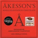 现货 瑞典Akesson’s 100%黑巧克力马达加斯加庄园无糖纯黑 包邮