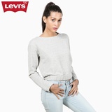 Levi's李维斯春夏季女士灰色圆领套头卫衣23521-0001
