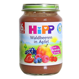 【98包-保税区】德国喜宝Hipp有机草莓蓝莓树莓黑加仑苹果泥190g