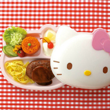 现货 日本 斯凯达skater Hello Kitty 分餐盘 分餐盒 儿童分餐盘